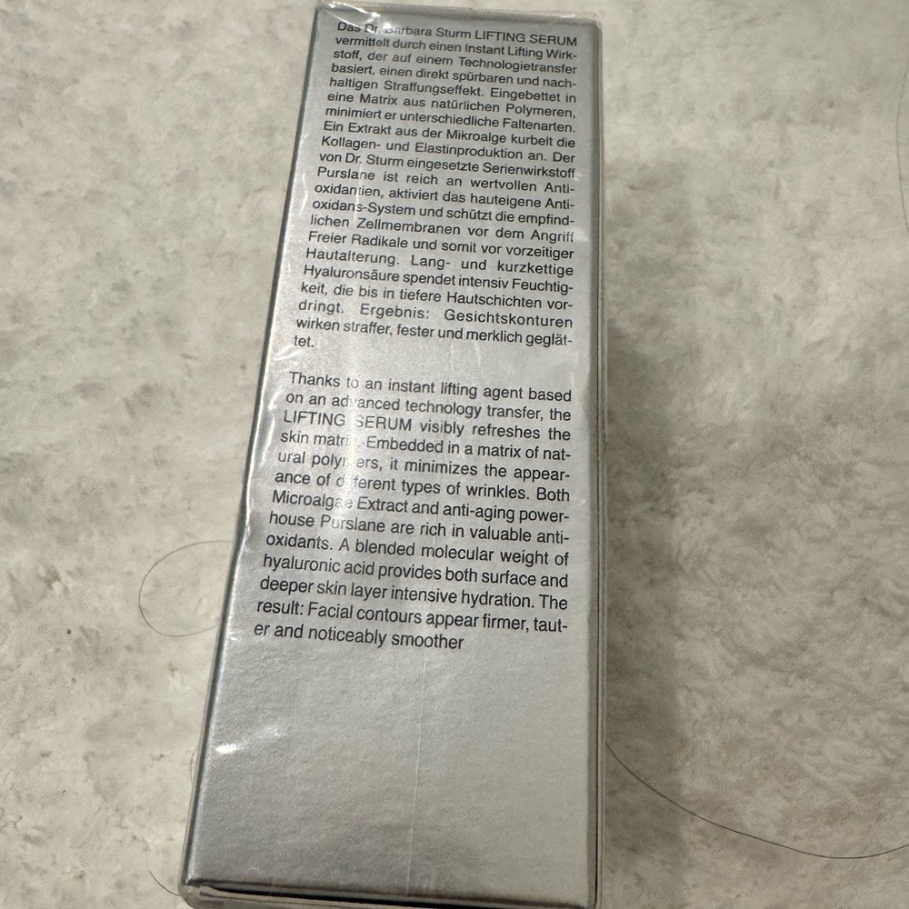 Authentic Dr. Barbara Sturm Lifting Serum 30ml – Firming Anti-Aging New SEALED - Picture 5 of 6